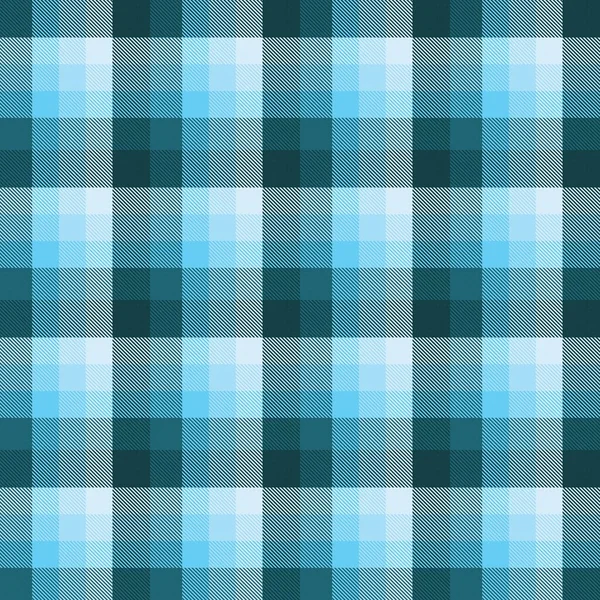 Blue Ombre Plaid Texture Modello Senza Cuciture Adatto Tessuti Moda — Vettoriale Stock