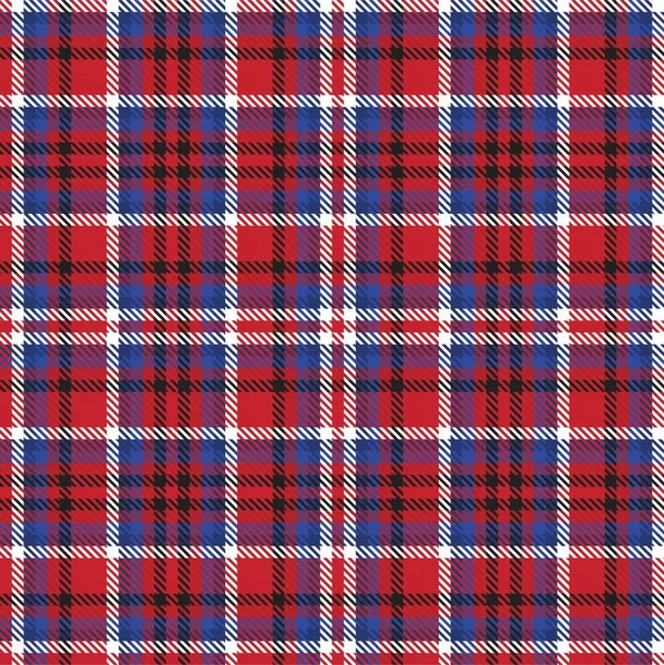 Red Ombre Plaid Texturiertes Nahtloses Muster Für Modetextilien Und Grafiken — Stockvektor