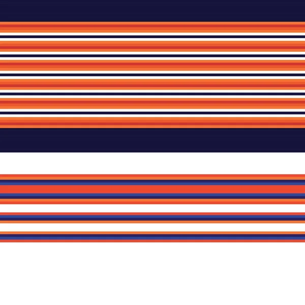 Oranje Double Striped Naadloos Patroon Ontwerp Voor Mode Textiel Graphics — Stockvector