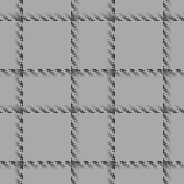 Черное Белое Ombre Плед Текстурированный Бесшовный Узор Подходит Моды Текстиля — стоковый вектор