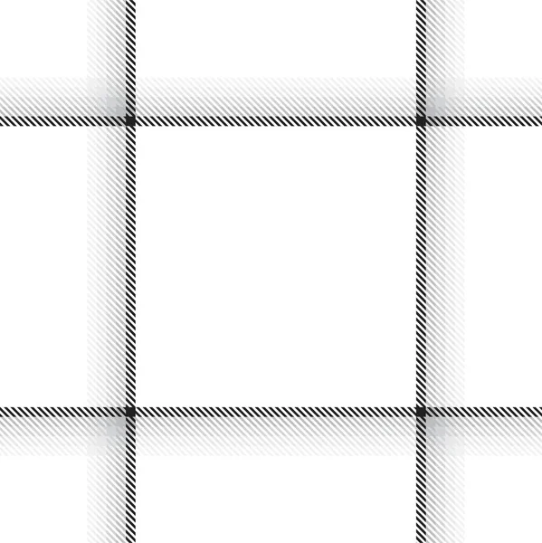 Schwarz Weißes Ombre Plaid Texturiertes Nahtloses Muster Für Modetextilien Und — Stockvektor