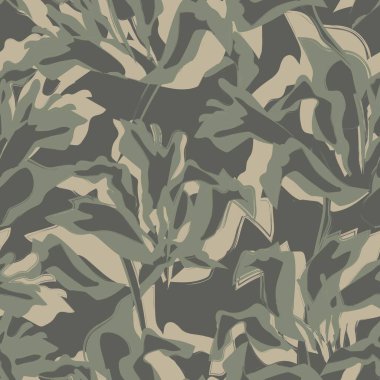Çiçek fırçası darbeleri moda baskıları, grafikler, arka planlar ve el sanatları için pürüzsüz desen
