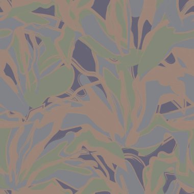 Çiçek fırçası darbeleri moda baskıları, grafikler, arka planlar ve el sanatları için pürüzsüz desen