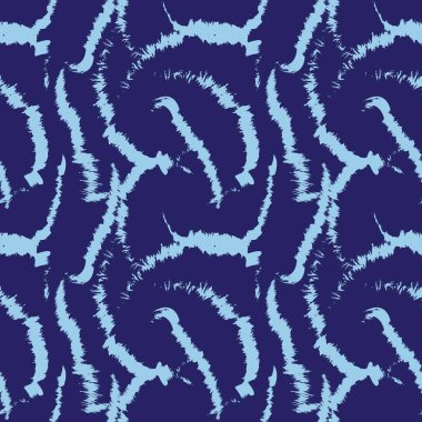 Moda tekstil, ev eşyaları, grafikler, arka planlar için soyut fırça desenli kürk tasarımı