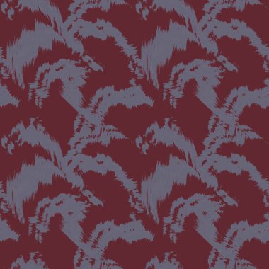 Moda tekstil, ev eşyaları, grafikler, arka planlar için soyut fırça desenli kürk tasarımı