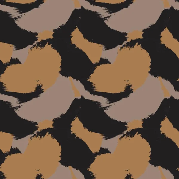 Abstract Brush Fur Pattern Design Fashion Textiles Homeware Graphics Backgrounds — Stockvektor