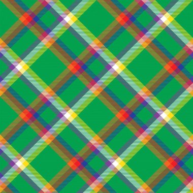 Gökkuşağı Çapraz Ekoseli Tartan Moda tekstil ve grafikleri için uygun desensiz desen tasarımı