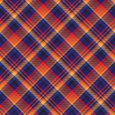 Moda tekstil ve grafikleri için uygun çapraz Ekoseli Tartan desenli kusursuz desen tasarımı