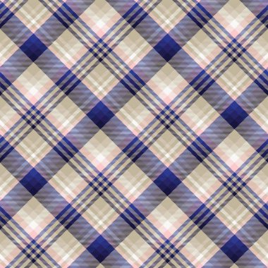 Moda tekstil ve grafikleri için uygun çapraz Ekoseli Tartan desenli kusursuz desen tasarımı