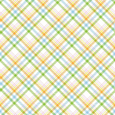 Gökkuşağı Pastel Çapraz Ekose Tartan desensiz desen tasarımı moda tekstil ve grafikleri için uygundur