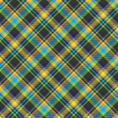 Moda tekstil ve grafikleri için uygun çapraz Ekoseli Tartan desenli kusursuz desen tasarımı