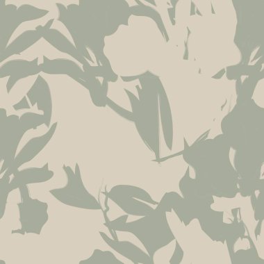 Çiçek fırçası darbeleri moda tekstil, grafik, arka plan ve el sanatları için pürüzsüz desen arka planı