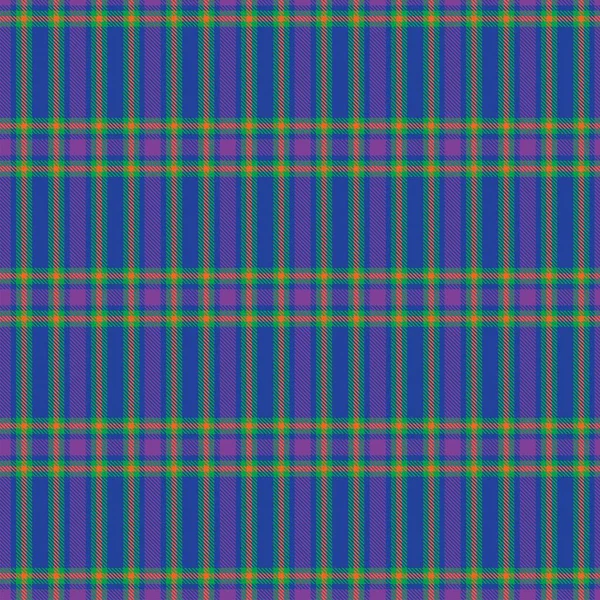 Rainbow Plaid Carreaux Motif Tartan Sans Couture Adapté Aux Textiles — Image vectorielle