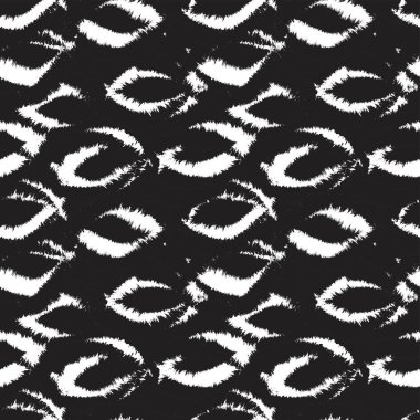 Moda tekstil, ev eşyaları, grafikler, arka planlar için soyut fırça desenli kürk tasarımı