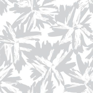 Çiçek fırçası darbeleri moda tekstil, grafik, arka plan ve el sanatları için pürüzsüz desen arka planı