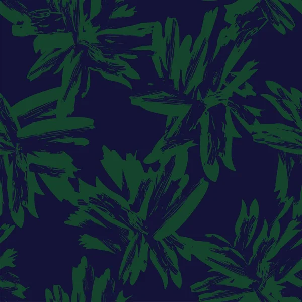 Çiçek fırçası darbeleri moda tekstil, grafik, arka plan ve el sanatları için pürüzsüz desen arka planı