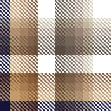 Kahverengi Ombre Ekose desenli moda tekstil ve grafikleri için uygun kusursuz desen