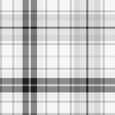 Moda tekstil ve grafikleri için uygun siyah ve beyaz desenli ekose desenli