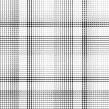 Moda tekstil ve grafikleri için uygun siyah ve beyaz desenli ekose desenli