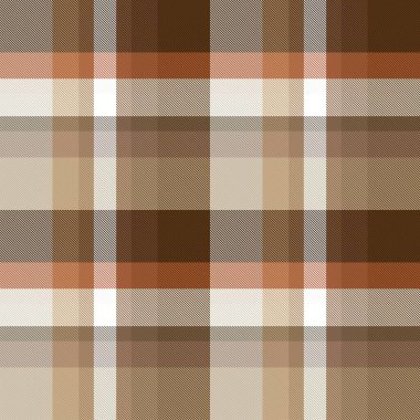 Kahverengi Ombre Ekose desenli moda tekstil ve grafikleri için uygun kusursuz desen