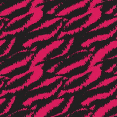 Moda tekstil, ev eşyaları, grafikler, arka planlar için soyut fırça desenli kürk tasarımı