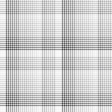 Moda tekstil ve grafikleri için uygun siyah ve beyaz desenli ekose desenli