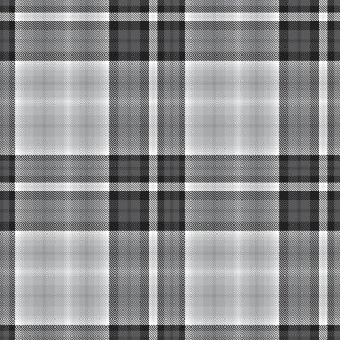 Moda tekstil ve grafikleri için uygun siyah ve beyaz desenli ekose desenli