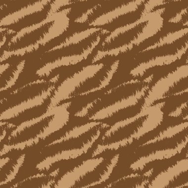 Moda tekstil, ev eşyaları, grafikler, arka planlar için soyut fırça desenli kürk tasarımı