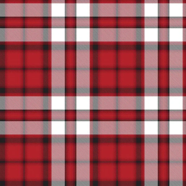 Red Ombre Plaid Текстурований Безшовний Візерунок Придатний Модного Текстилю Графіки — стоковий вектор