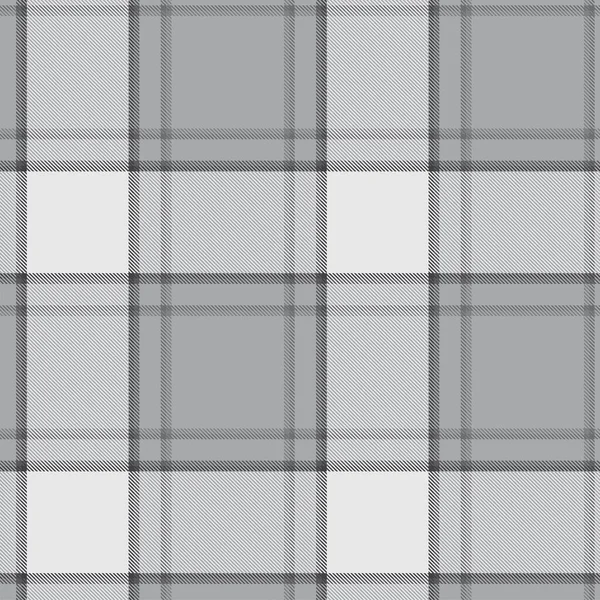 Schwarz Weißes Ombre Plaid Texturiertes Nahtloses Muster Für Modetextilien Und — Stockvektor