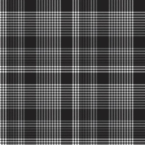 Black White Ombre Plaid Texturovaný Bezešvý Vzor Vhodný Pro Módní — Stockový vektor