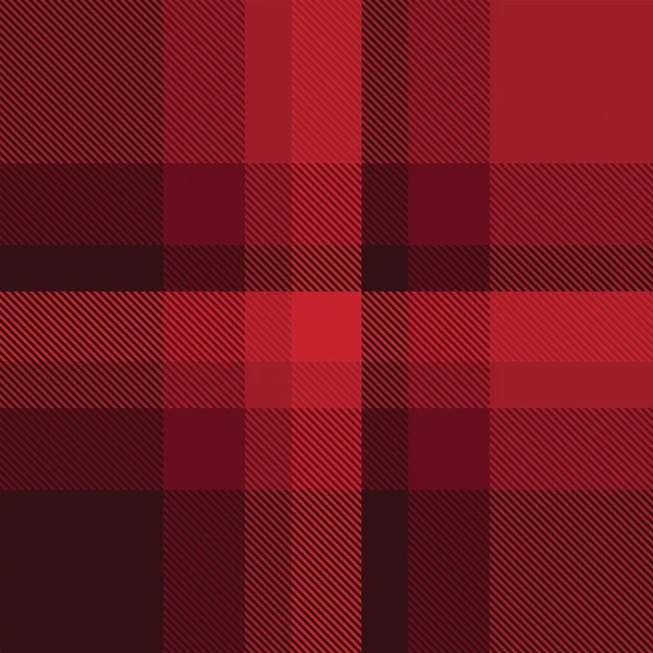 Red Ombre Plaid Текстурований Безшовний Візерунок Придатний Модного Текстилю Графіки — стоковий вектор