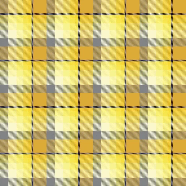 Amarelo diagonal verificado toalha de mesa xadrez padrão sem costura têxtil  textura de fundo vector