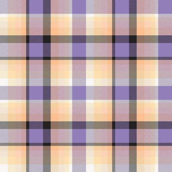 Pastel Ombre Plaid Patrón Sin Costuras Texturizado Adecuado Para Textiles — Vector de stock