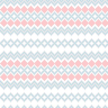 Örgü, moda tekstili ve grafikler için argyle Fair Island kusursuz desen tasarımı