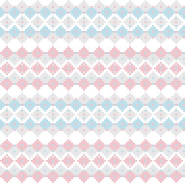 Örgü, moda tekstili ve grafikler için argyle Fair Island kusursuz desen tasarımı