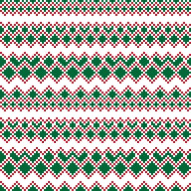 Örgü, moda tekstili ve grafikler için argyle Fair Island kusursuz desen tasarımı