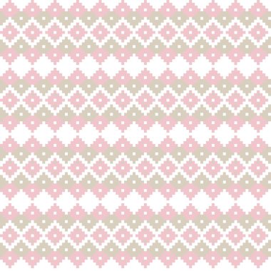 Örgü, moda tekstili ve grafikler için argyle Fair Island kusursuz desen tasarımı