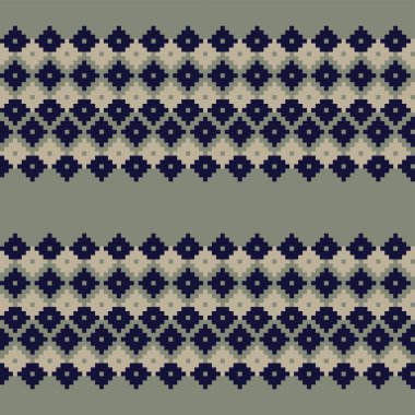 Örgü, moda tekstili ve grafikler için argyle Fair Island kusursuz desen tasarımı