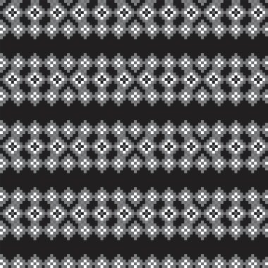 Örgü, moda tekstili ve grafikler için argyle Fair Island kusursuz desen tasarımı