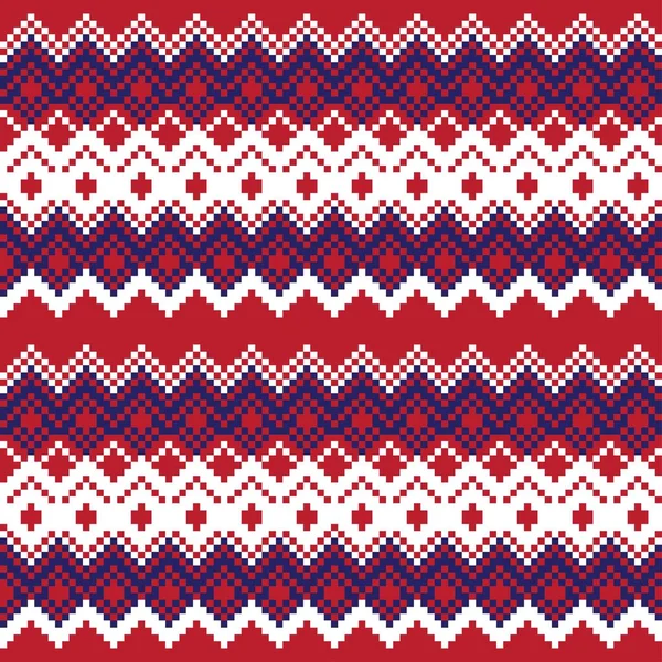 Argyle Fair Isle Seamless Pattern Design Nitwear Fashion Textile Graphics — стоковый вектор