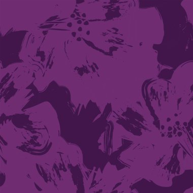 Moda tekstil, grafik, arka plan ve el sanatları için kusursuz desenli fırça darbeleri