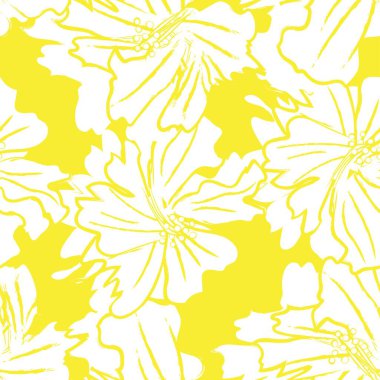 Moda tekstil, grafik, arka plan ve el sanatları için kusursuz desenli fırça darbeleri