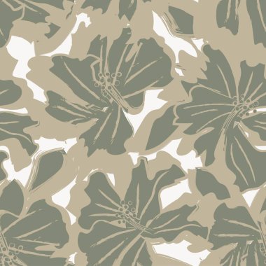 Moda tekstil, grafik, arka plan ve el sanatları için kusursuz desenli fırça darbeleri