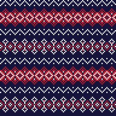 Moda tekstil, örgü ve grafikleri için Noel panayırı desen tasarımı