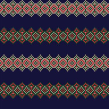 Moda tekstil, örgü ve grafikleri için Noel panayırı desen tasarımı