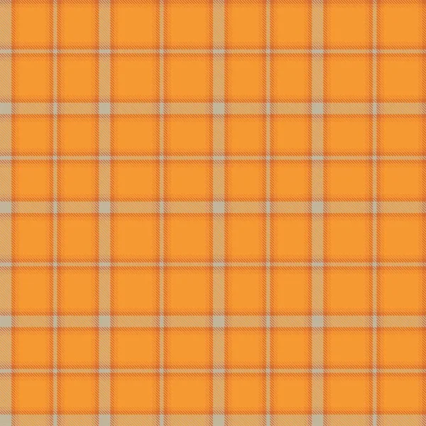 Oranžový Ombre Plaid Texturovaný Bezešvý Vzor Vhodný Pro Módní Textil — Stockový vektor