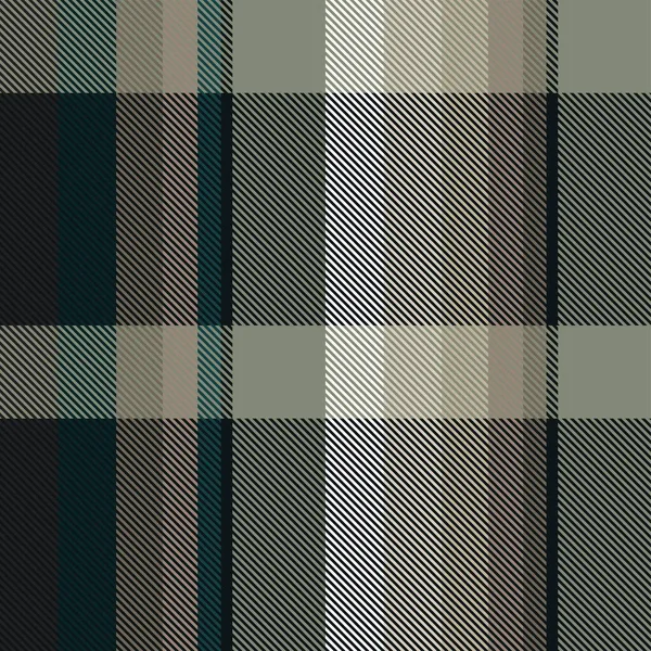 Zelený Ombre Plaid Texturovaný Bezešvý Vzor Vhodný Pro Módní Textil — Stockový vektor