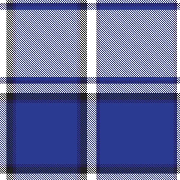 Blue Ombre Plaid Texturiertes Nahtloses Muster Für Modetextilien Und Grafiken — Stockvektor