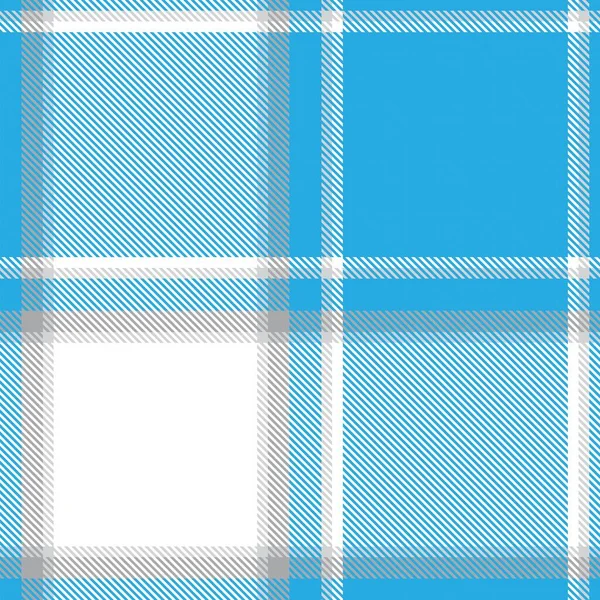 Blue Ombre Plaid Texturiertes Nahtloses Muster Für Modetextilien Und Grafiken — Stockvektor